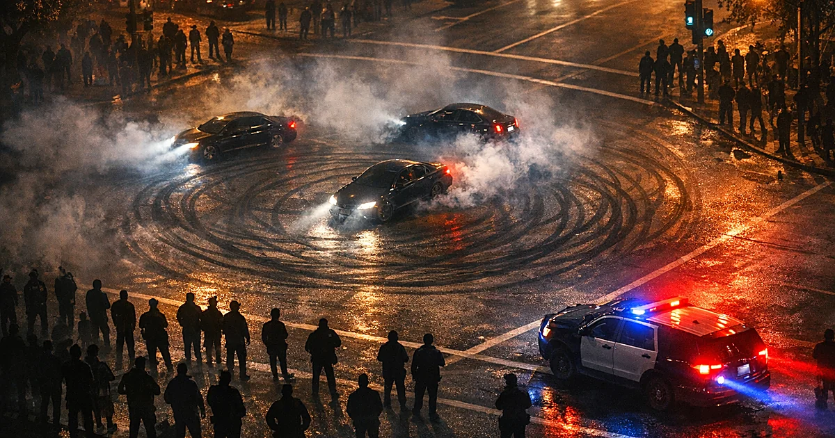 LAPD Makes Hundreds of Arrests in Street Takeover Crackdown