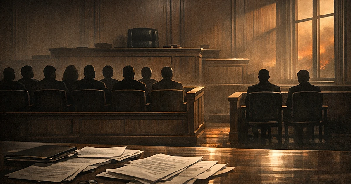 Palisades Fire Arson Trial Ends in Mistrial: Jury 10-2